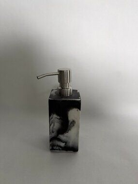 Pigeon and Poodle - Bahia Black Swirl - Designer Soap Dispenser